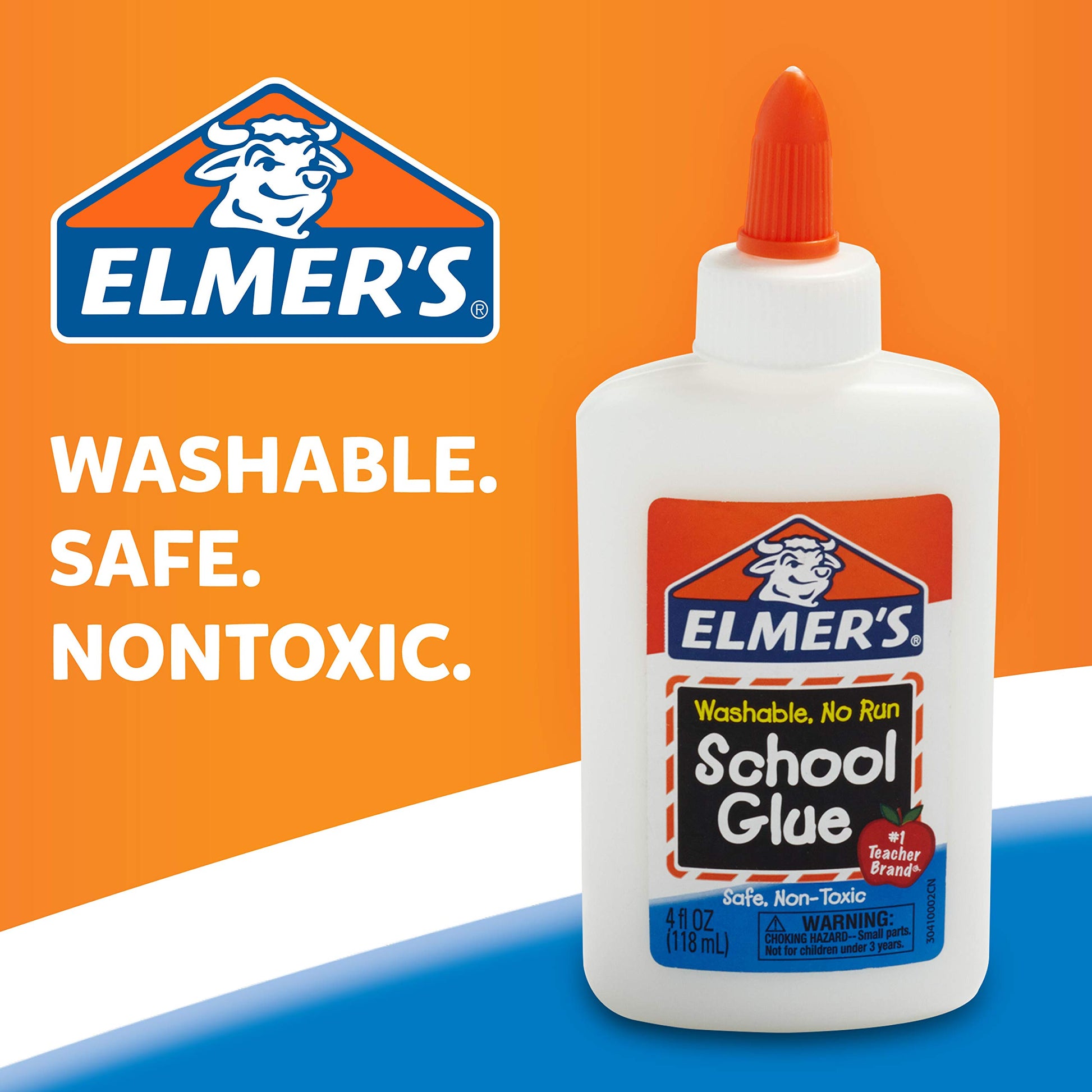 Buy now Elmer's Liquid School Glue, Slime & Craft, Safe and Non-Toxic, Washable, White, 4 Ounces Each, 12 Count - Ideal for Classroom, Home, Office, Teacher Supplies- 1 Teacher Brand at indiglob india