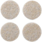 Scotch Felt Pads 32 PCS Beige, Felt Furniture Pads for Protecting Hardwood Floors, 1" Round, Easy-to-apply, Self-Stick design, Reliable protection from nicks, dents and scratches (SP802-NA)