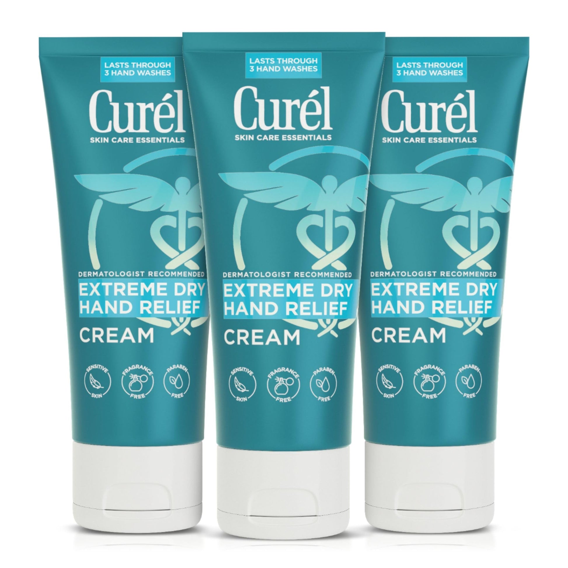Buy now Curel Extreme Dry Hand Relief, Dermatologist Recommended, Long-Lasting Cream For Dry Hands, Paraben Free, Fragrance-Free Hand Lotion, 3 Oz 3 Fl Oz (Pack of 3) at indiglob india