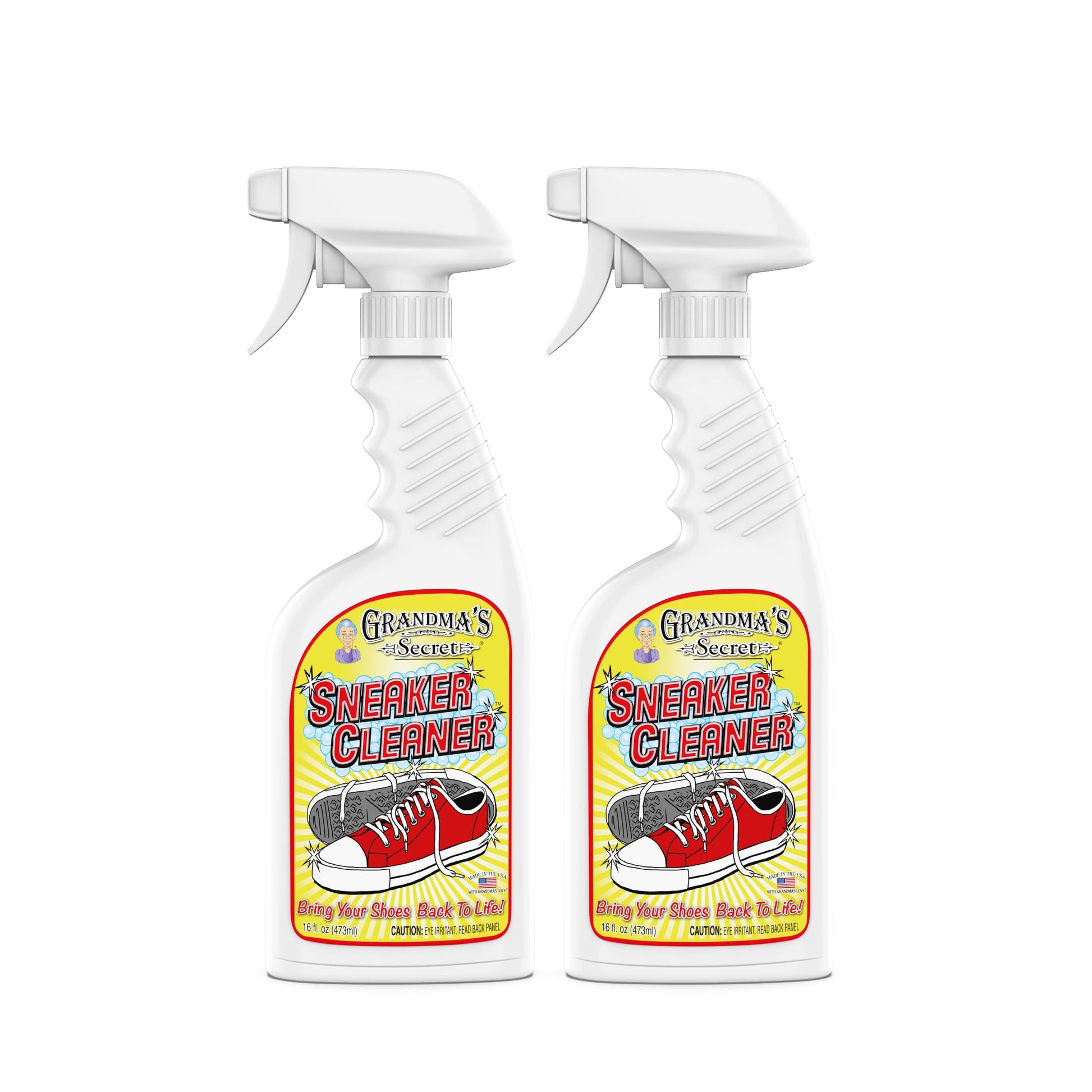 Buy now Grandma's Secret Spot Remover for Clothes - Chlorine, Bleach and Toxin-Free - Fabric Stain Remover Removes Oil, Paint, Blood and Pet Stains – 2 Ounce, Pack of 2 Sneaker Cleaner 16.00 Fl Oz (Pack of 2) at indiglob india
