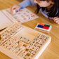 Buy now Melissa & Doug Deluxe Letters and Numbers Wooden Stamp Set ABCs 123s With Activity Book, 4-Color Stamp Pad - FSC Certified at indiglob india