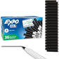 Expo Low-Odor Dry Erase Markers, Ultra-Fine Tip, Black, 4 Count