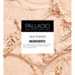 Palladio, Pressed Rice Powder with Mirror Mattifying Makeup Setting that Lasts All Day Instantly Absorbs Oil Works alone or with makeup, Translucent, 0.26 Ounce
