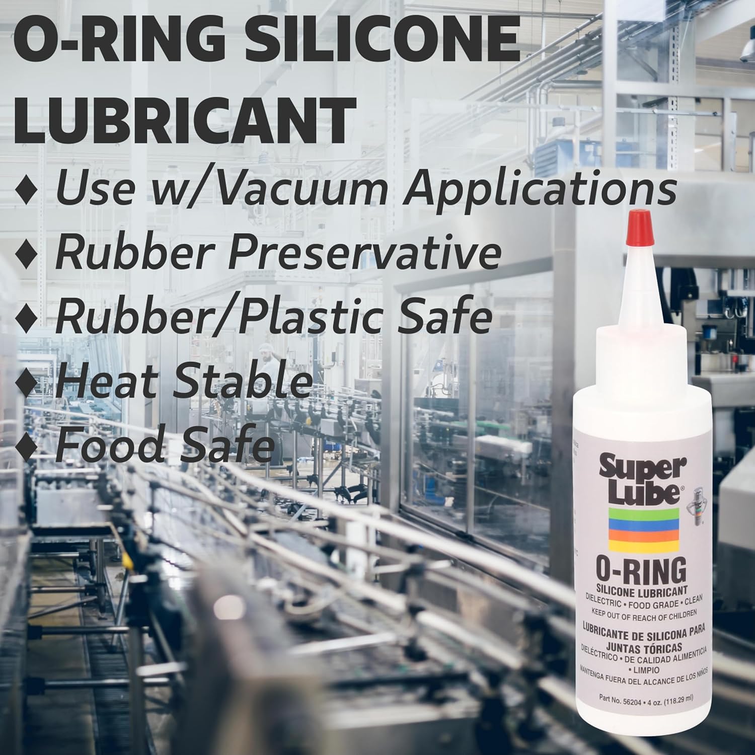 Buy now Super Lube 56204 O-Ring Silicone Lubricant, Clear at indiglob india