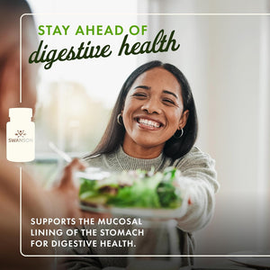 Swanson Ultra Zinc Carnosine (PepZinGI) - 60 Capsules - Natural Supplement for Gastric Health, Digestive Support, and Stomach Microbial Balance