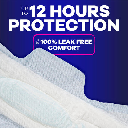 Buy now Always Maxi Overnight Pads with Wings for Women, Size 5, Extra Heavy Overnight Absorbency, Unscented, 36 Count at indiglob india