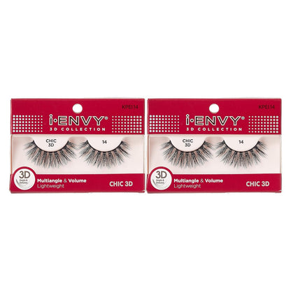 i-Envy 3D Glam Collection Multi-angle & Volume (2 PACK, KPEI14)