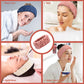Chuangdi 3 Pieces Spa Headband for Women Facial Makeup Headband Soft Terry Cloth Hairband for Washing Face Mask Spa Shower Gifts(Dark Pink, Dark Blue, Milky-White)