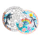 Buy now Melissa & Doug Stained Glass Made Easy Craft Kit: Dolphins - 180+ Stickers at indiglob india