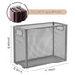Buy now Hanging File Organizer, Oterri Portable Desktop File Organizer Mesh Detachable Foldable File Folder Organizer 12.2*5.5*9.44 inch for Letter Size File Folders, File Holders for Office/Home(Grey1) at indiglob india