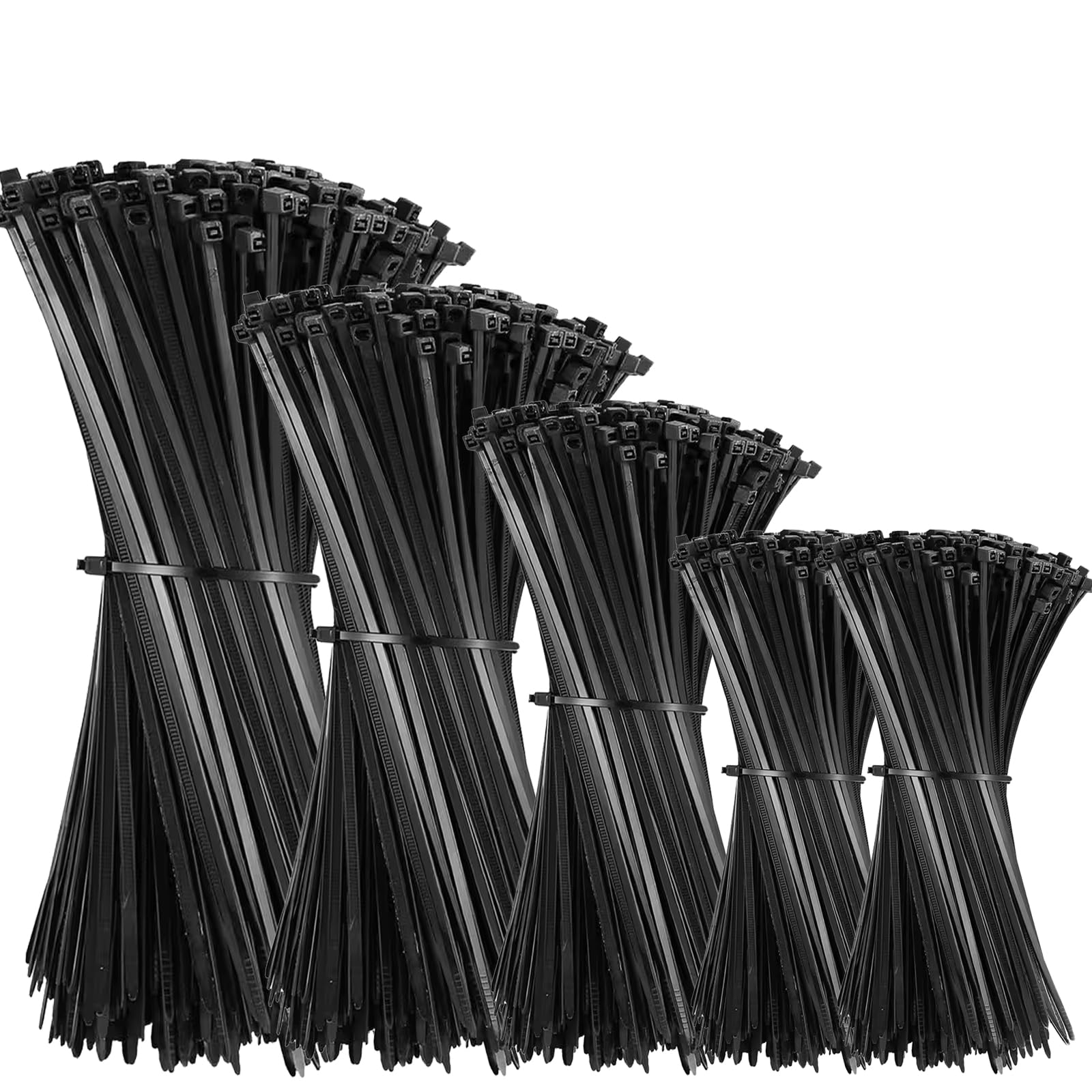 Buy now 100Pcs 8 Inch Heavy Duty Industrial Zip Toes 40lbs Tensile Strength Releasable Black Tie Wraps Reusable Zip Toes Tie Straps For Garden Plant Secure Vine, Home Office at indiglob india