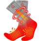 Autocastle Heated Socks for Men Women - Rechargeable Battery Electric Socks for Chronically Cold Feet - Winter Warm Thermal Washable Unisex Foot Warmer for Hunting Skiing Cycling