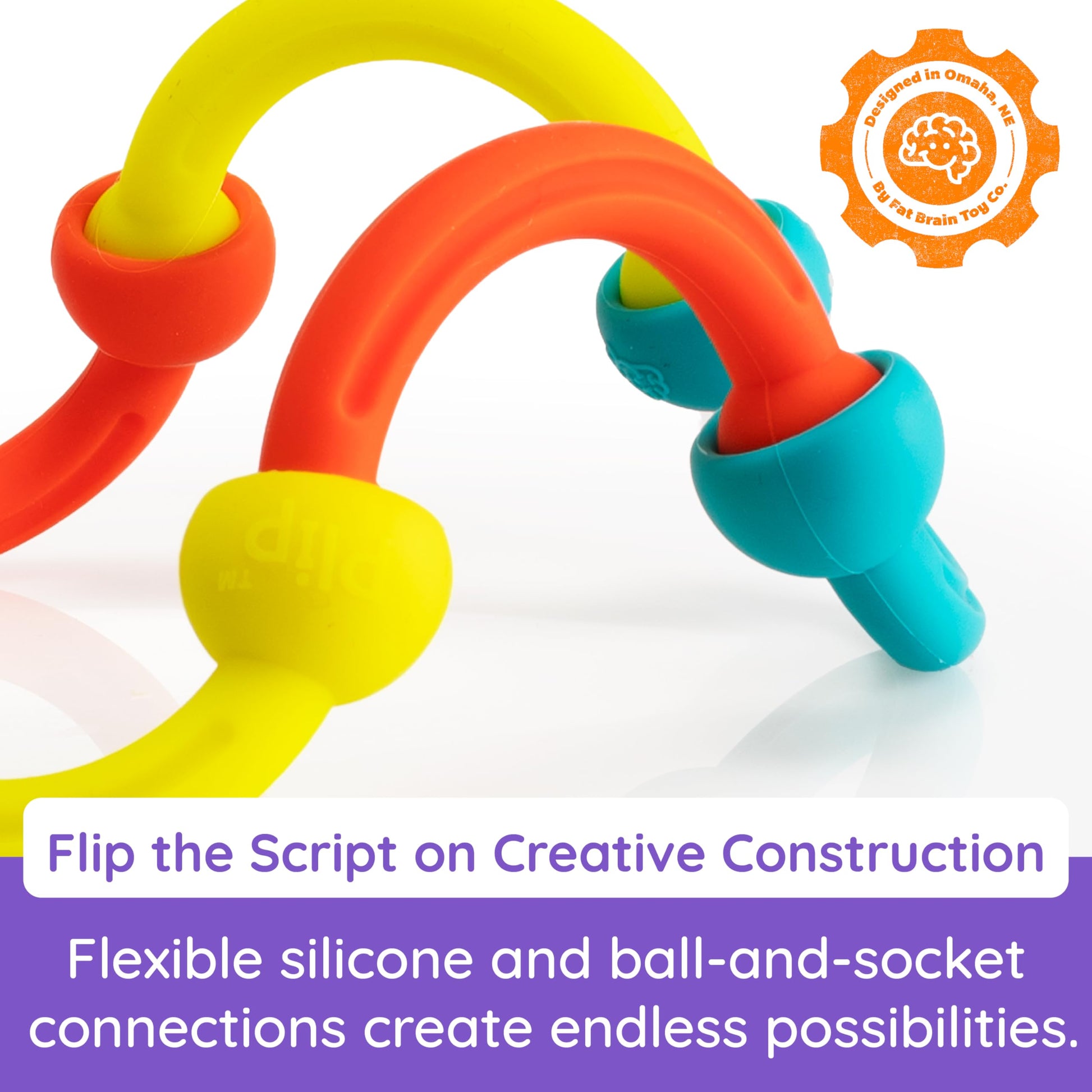 Buy now Fat Brain Toys Plip Kit, Building Toys for Creative Play, Creative Construction Play Set, Kids Toys Ages 5 to 12 at indiglob india