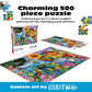 Buy now Buffalo Games - Songbirds on the Farm - Lars Stewart - 500 Piece Jigsaw Puzzle for Adults - Colorful Birds and Florals - Challenging Puzzle Perfect for Game Nights - Made in USA at indiglob india