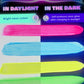 neon nights Glow in The Dark | Luminescent | Phosphorescent | Self-Luminous Paint - Set of 8