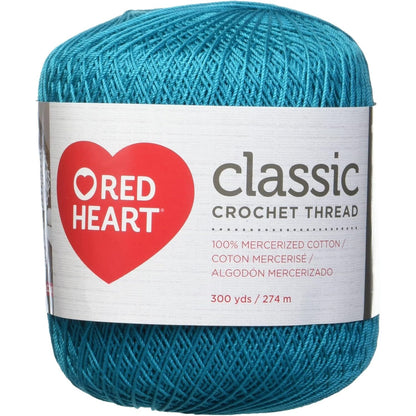 Red Heart Crochet Thread Yarn, 300 Yards, Victory Red, 1 Count (Pack of 1)