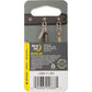 Nite Ize S-Biner MicroLock, Locking Key Holder, Stainless-Steel 2-Pack