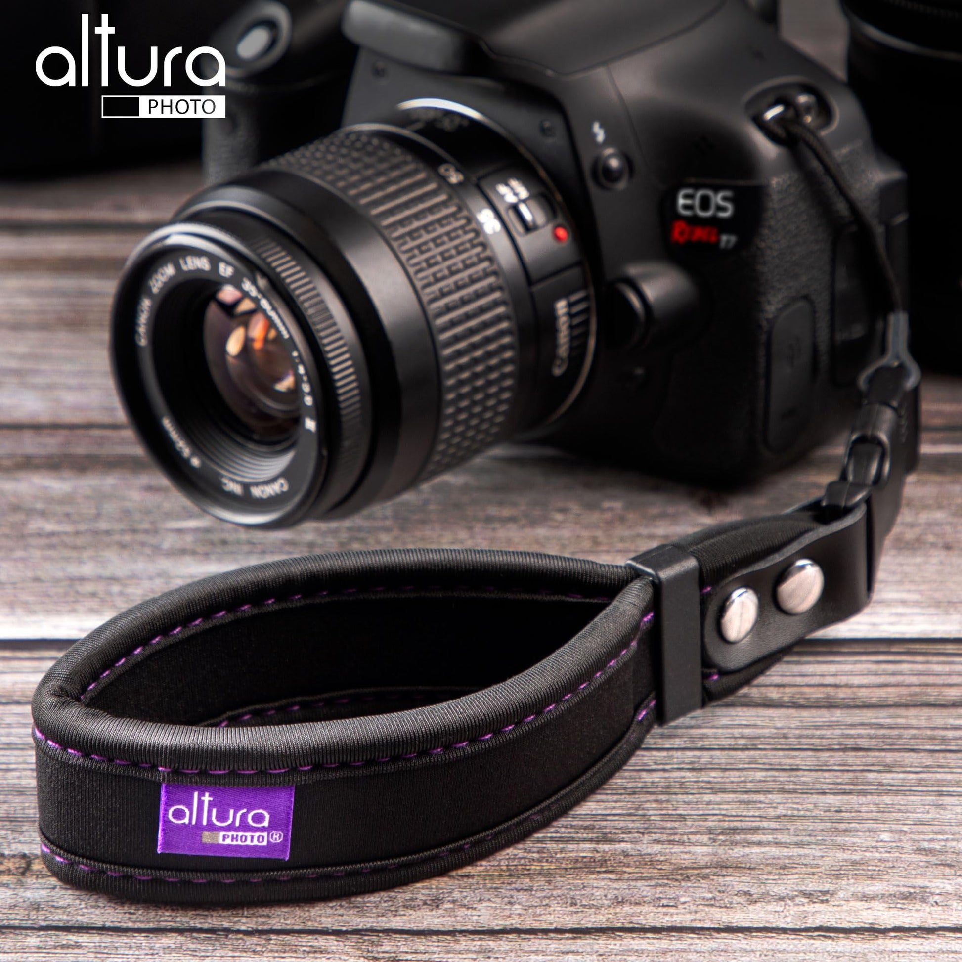 Buy now Camera Wrist Strap - Rapid Fire Heavy Duty Safety Wrist Strap by Altura Photo w/ 2 Alternate Connections for Use w/ Large DSLR or Mirrorless Cameras at indiglob india