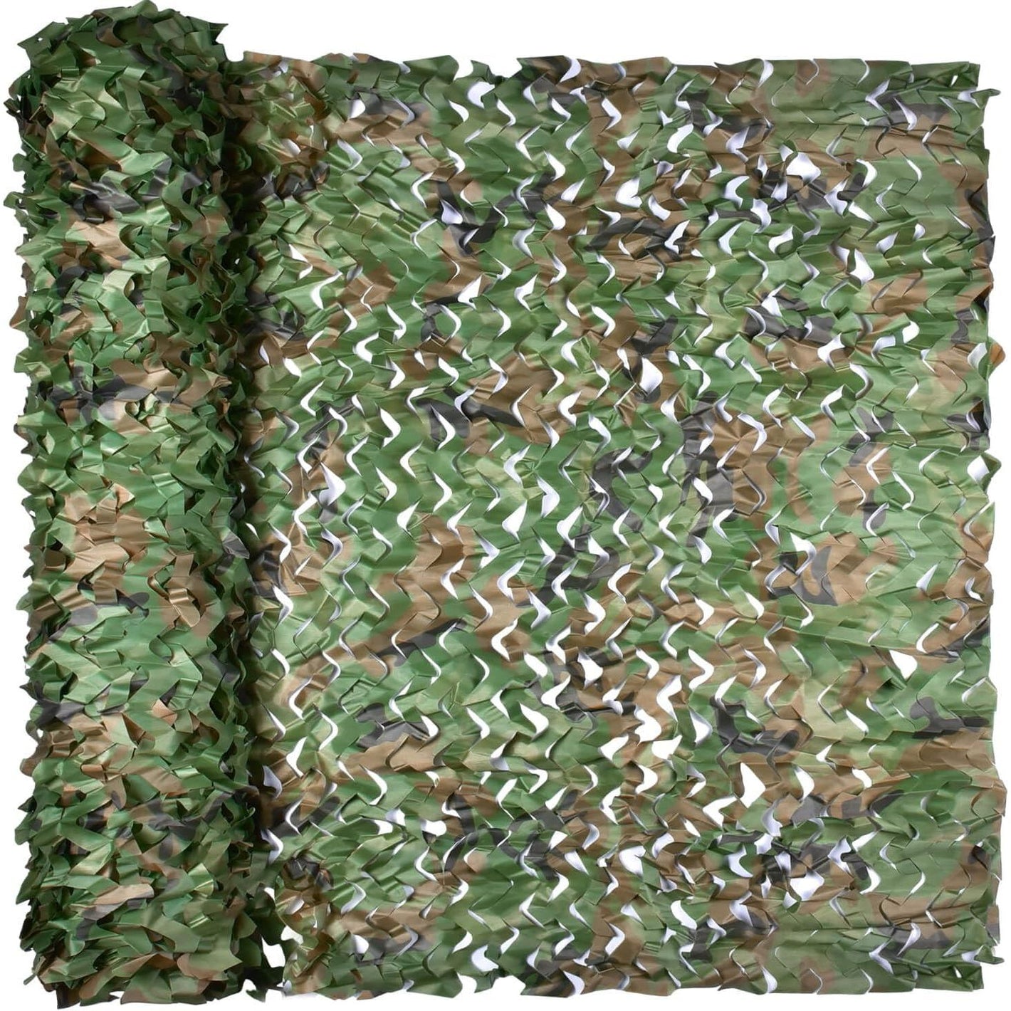 Camo Netting, Camouflage Netting, Hunting Blind Camo Net, Army Party Decorations, Sunshade Fence Nets, Lightweight, Bulk Roll, Mesh, Great for Camping, Shooting, Photograph, Car Cover, Outdoor