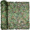 Camo Netting, Camouflage Netting, Hunting Blind Camo Net, Army Party Decorations, Sunshade Fence Nets, Lightweight, Bulk Roll, Mesh, Great for Camping, Shooting, Photograph, Car Cover, Outdoor - Woodland