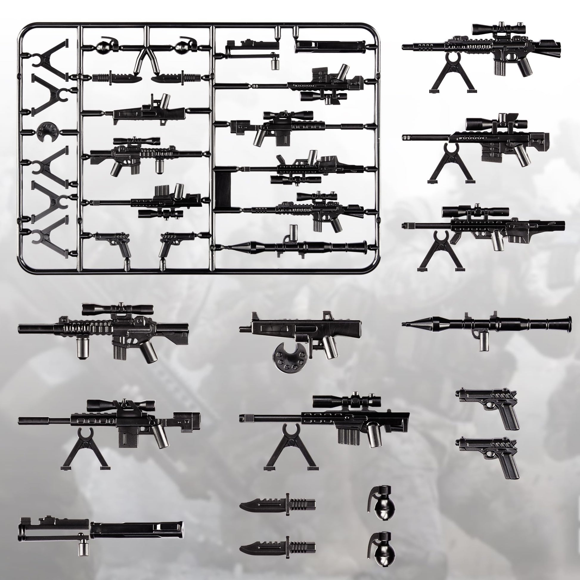 Buy now 83 Pcs Toy Soldiers Figures US Army Battle Toy Set - Weapons Pack Military Weapon Battle Building Blocks Compatible with Major Brand, 3 Years Old and up at indiglob india