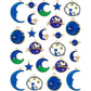Assorted Gold Plated Enamel Cat Moon Star Celestial Charm Pendant DIY for Earrings Necklace Bracelet Jewelry Making and Crafting