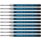 Schneider Slider 755 XB (Extra Broad) Ballpoint Pen Refill, 1.4 mm, ISO Format G2, Blue Ink, Box of 10 Refills (175503)