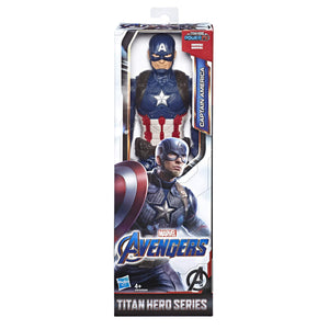 Buy now Marvel Avengers: Endgame Titan Hero Series Captain America 12"-Scale Super Hero Action Figure Toy with Titan Hero Power Fx Port at indiglob india