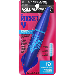Maybelline New York Volum' Express The Rocket Waterproof Mascara, Very Black, 0.3 fl. oz.