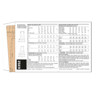 Buy now New Look U06352A Misses' Dress Sewing Pattern Packet, Code 6352, Sizes 8-10-12-14-16-18 at indiglob india