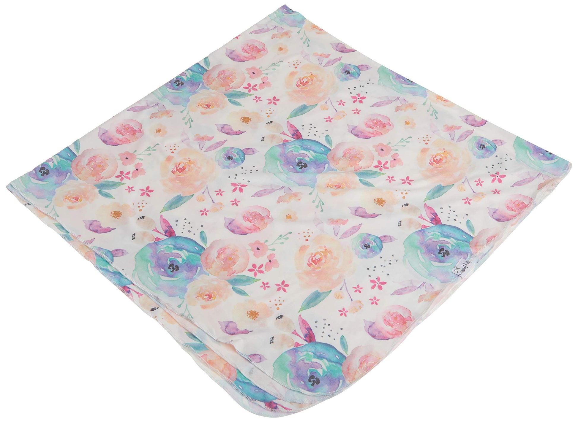 Buy now Copper Pearl Large Premium Knit Baby Swaddle Receiving Blanket Floral Bloom at indiglob india