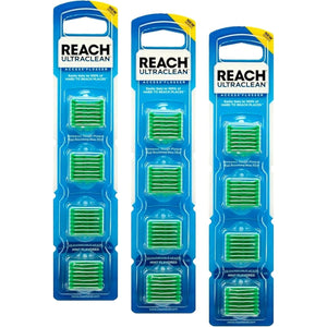Listerine Ultraclean Access Disposable Snap-On Flosser Refill Heads For Proper Oral Care, Mint Flavored, 28 Count (Pack of 3)