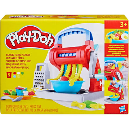 Play-Doh Kitchen Creations Noodle Party Playset for Kids 3 Years and Up with 5 Non-Toxic Colors (Amazon Exclusive)