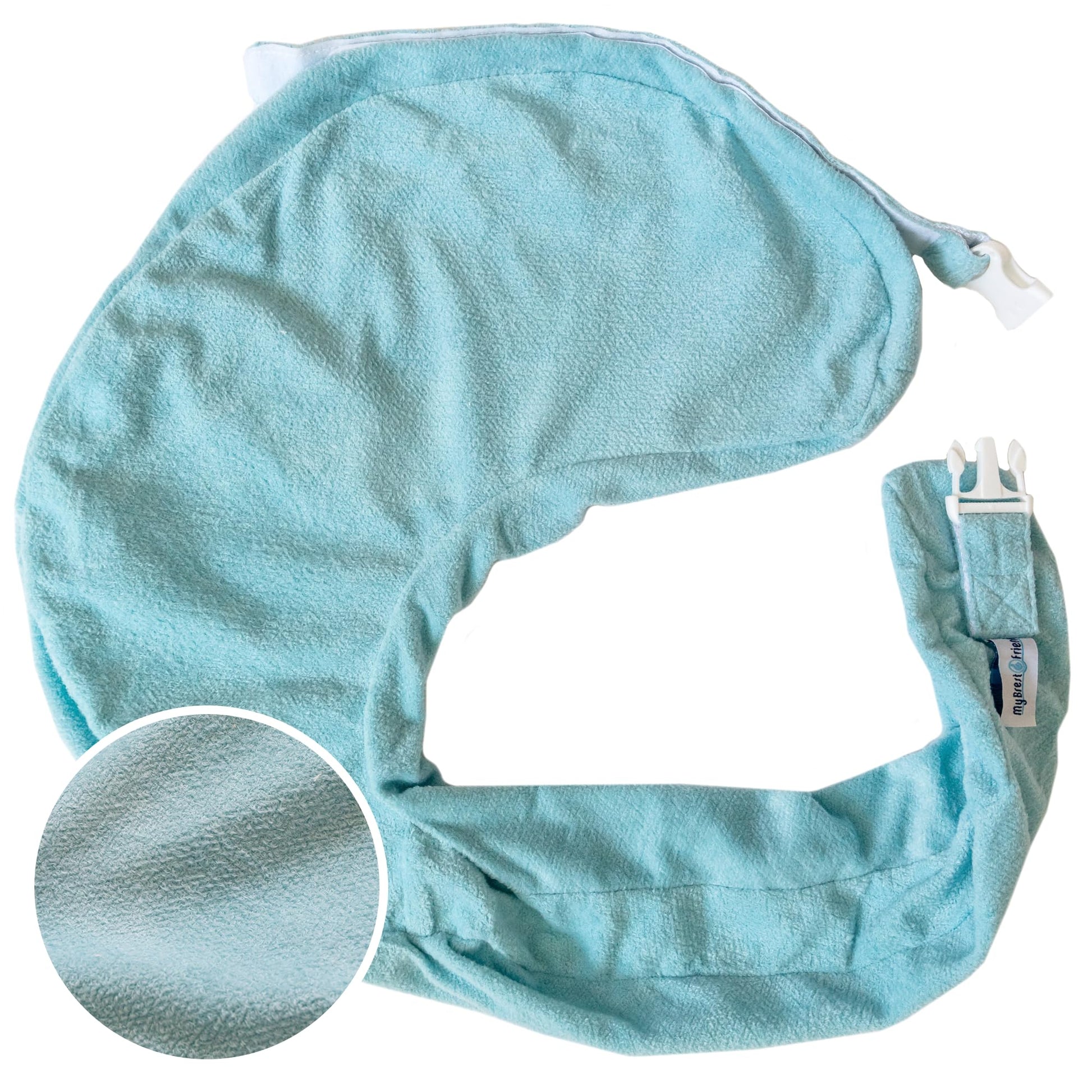 Buy now My Brest Friend Original Nursing Pillow Cover - Slipcovers for Baby - Adjustable Fit, Easy Care, Durable - Original Nursing Pillow Not Included, Fireworks Aqua Deluxe at indiglob india