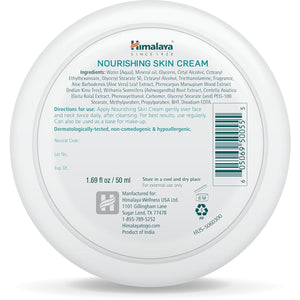 Himalaya Nourishing Skin Cream with Aloe Vera and Winter Cherry (Ashwagandha), Hypoallergenic Face Cream, 1.69 oz, 50 ml