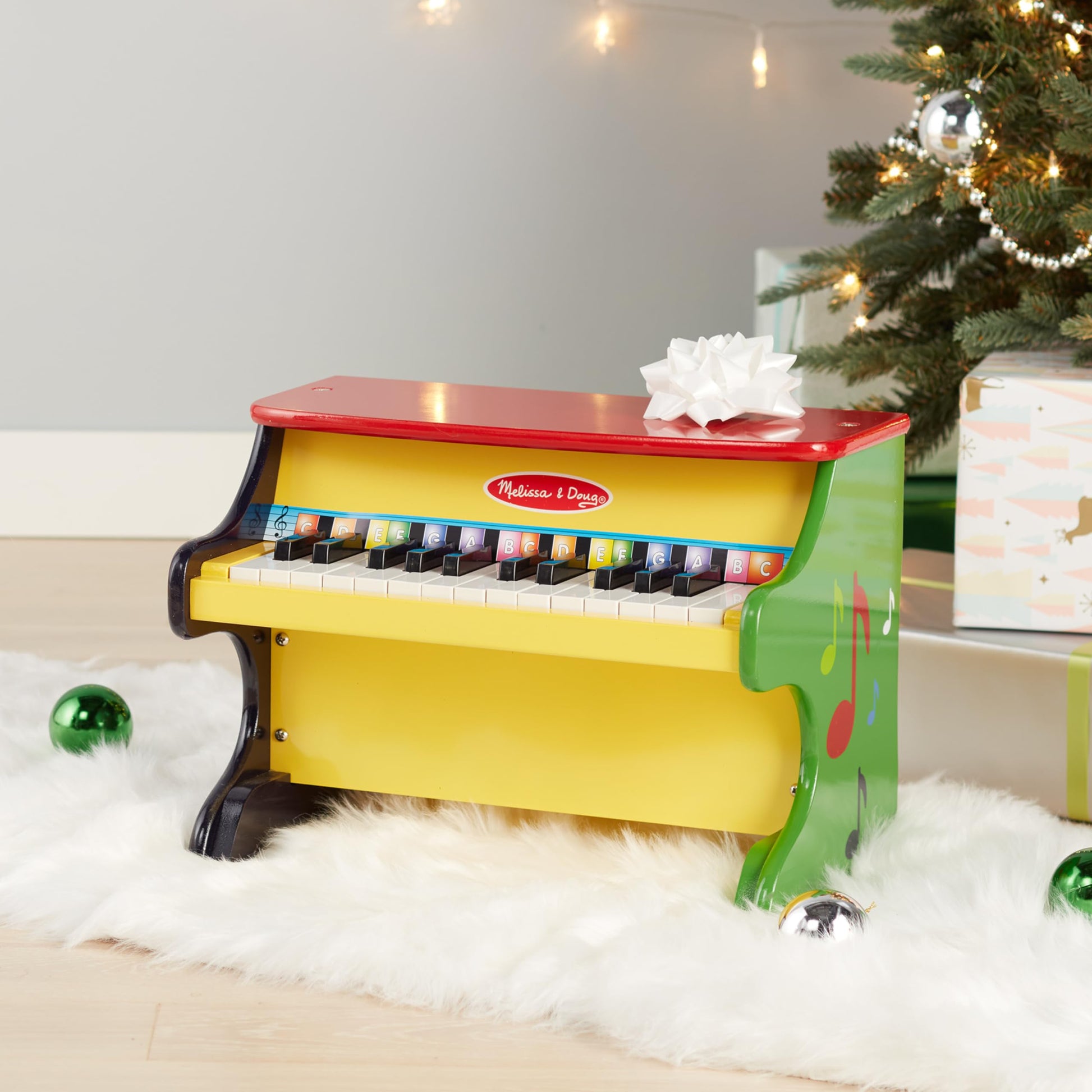 Buy now Melissa & Doug Learn-to-Play Piano with 25 Keys and Color-Coded Songbook Toy Piano Kids, Toddler Toys for Ages 3+ at indiglob india