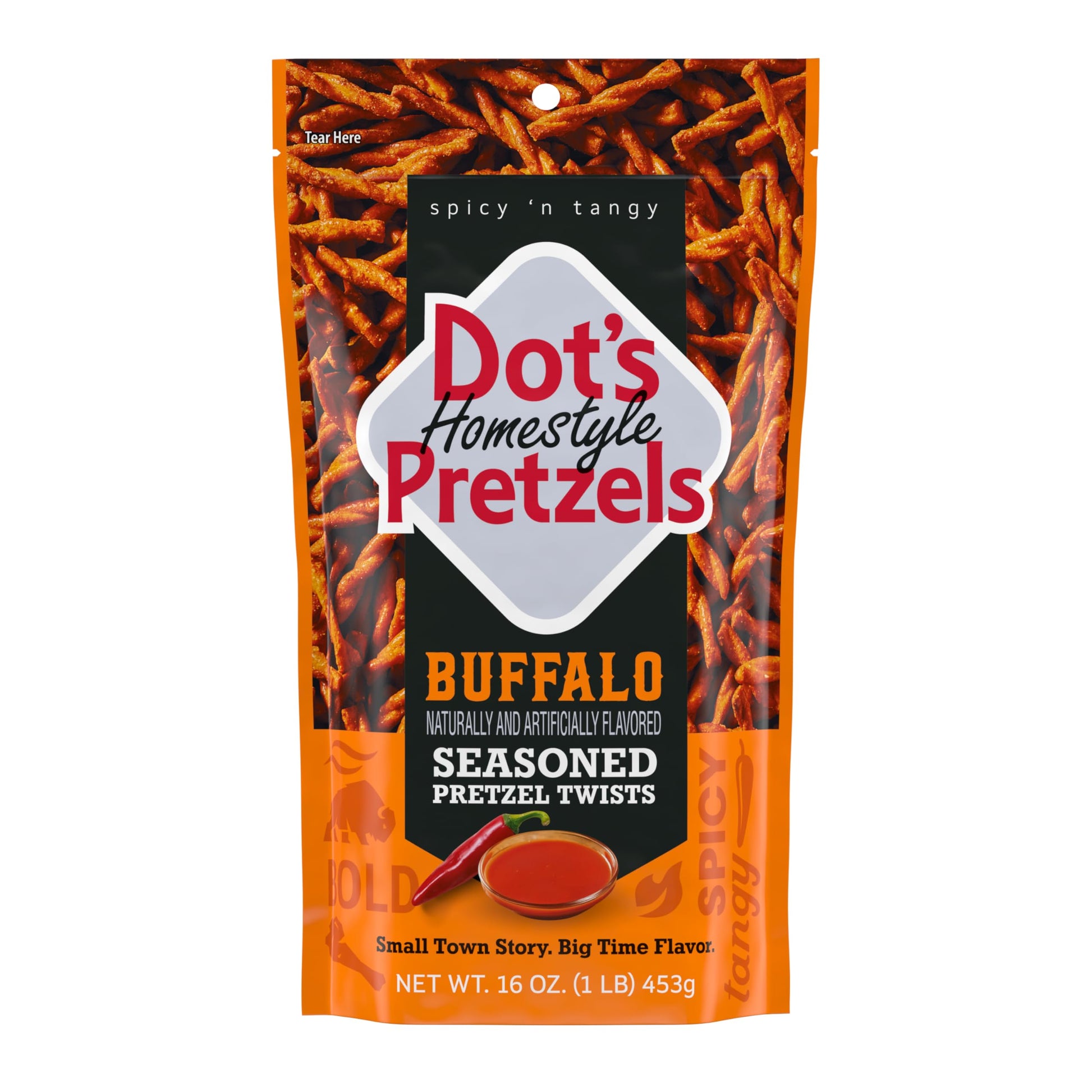 Buy now Dot's Pretzels Original Seasoned Pretzel Twist Snack, 16oz Grocery Sized Bag at indiglob india