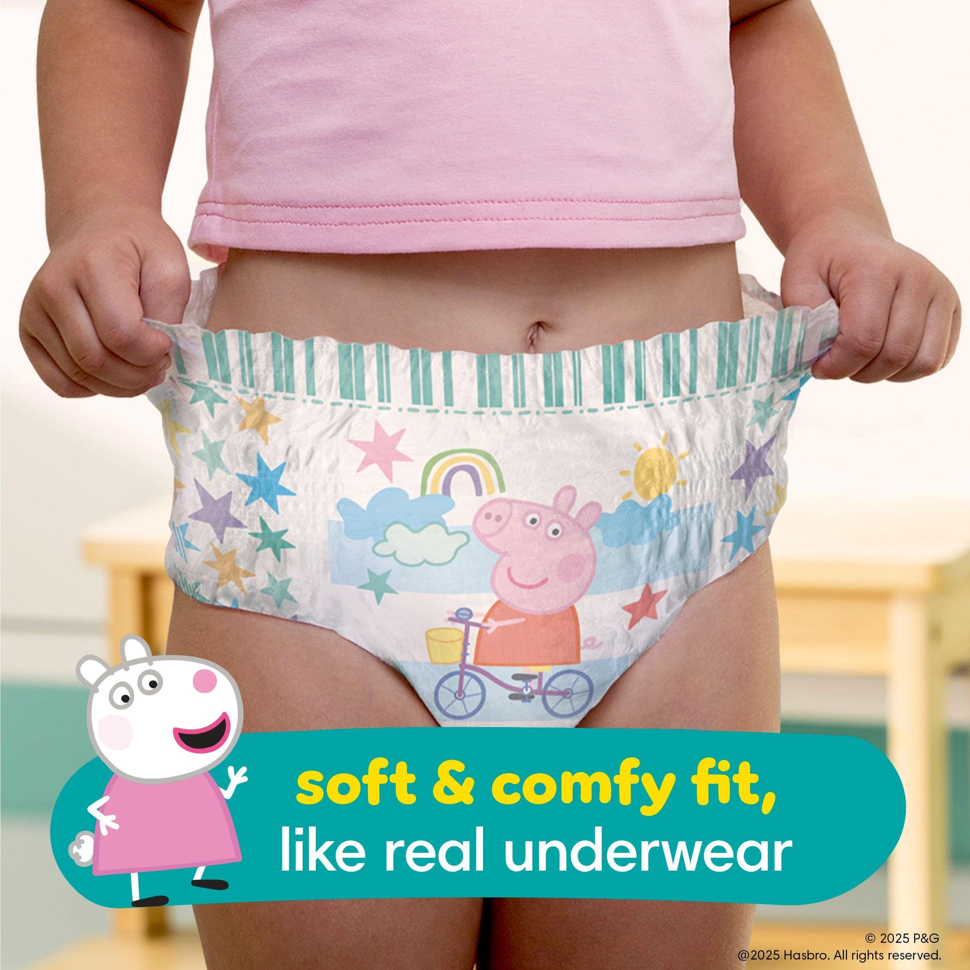 Buy now Pampers Training Pants - Easy Ups Girls & Boys - Size 3T-4T, 22 Count, Peppa Pig Underwear (Packaging May Vary) at indiglob india