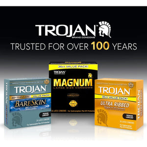 TROJAN NaturaLamb Luxury Latex-Free Condoms, 10 Count