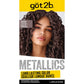 Got2b Metallics Permanent Hair Color, M72 Dusty Silver