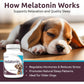 K9 Select Melatonin for Dogs - Calming Aid Tasty Dog Supplement - Helps Overall Health with Quiet Moments and Composure - Reduce Stress Calming Treats for Small Dogs - 1 mg, 180 Vegetable Capsules