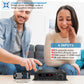 Buy now Pyle Wireless Bluetooth Home Audio Amplifier - 100W 5 Channel Home Theater Power Stereo Receiver, Surround Sound w/ HDMI, AUX, FM Antenna, Subwoofer Speaker Input, 12V Adapter, Black - PFA540BT at indiglob india