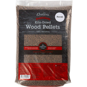 Camerons Products Wood Pellets - (Pecan, 20 lb Bag) - All Natural Premium Grilling Barbeque Wood Pellets - Premium Hand Crafted Pellot Smokers, and Pellet Grills - Easy Combustion for Smokey Flavor