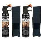 Buy now Mace Bear Spray - Guard Alaska Bear Deterrent Self Defense Spray with Heavy Duty Holster, 9 oz, EPA Registered, Up to 40 Feet Range, Personal Protection for Hiking, Camping, Hunting, & Outdoor Safety Bear Spray & Holster (2 Pack) at indiglob india