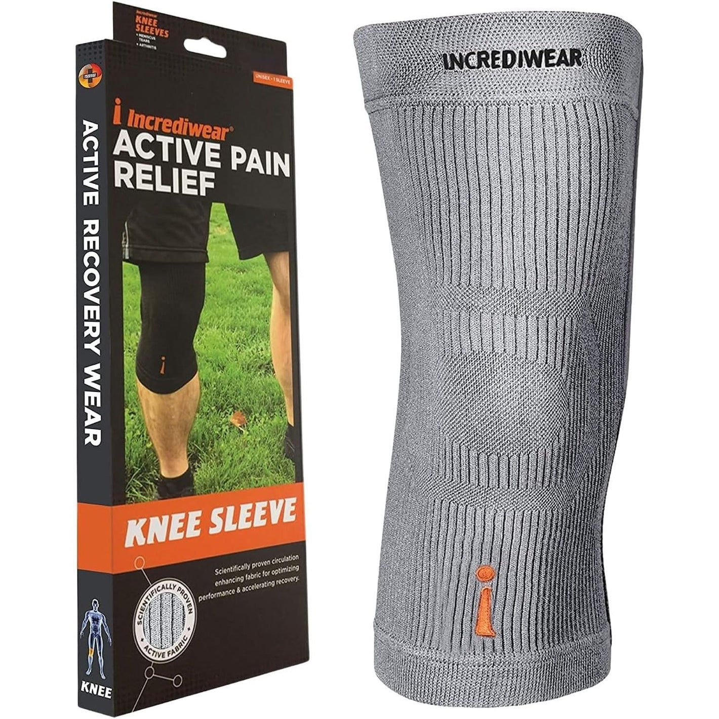 Incrediwear Knee Sleeve – Knee Braces for Knee Pain, Joint Pain Relief, Swelling, Inflammation Relief, and Circulation, Knee Support for Women and Men