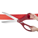 Buy now Giant Ribbon Cutting Scissor Set with Red Satin Ribbon Included - 25" Extra Large Scissors - Heavy Duty Metal Construction for Grand Openings, Weddings, Inaugurations, Ceremonies & Special Events at indiglob india