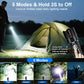Buy now Flashlights High Lumens Rechargeable - 20000LM 30W Super Bright LED Flash Light | 5000ft Beam & 12H Long Lasting USB High Powered Handheld Police Flashlight for Home/Camping/Hiking/Emergency at indiglob india