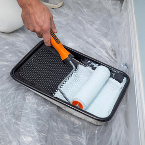 Buy now Black+Decker Paint Tray Liner - 10 Pack: Convenient Disposable Liners for Easy Cleanup - Compatible with Standard Paint Trays - Ideal for DIY Projects and Professional Painting Jobs at indiglob india