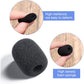 Buy now Frienda 100 Pieces Headset Mic Foam Cover Sponge Mini Microphone Windscreen Black Mic Shield Protection for Small Lapel and Headset Microphones at indiglob india