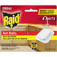 Raid Ant Killer Baits, For Household Use, Kills the Colony, Kills Ants for 3 Months, Child Resistant, 4 Count